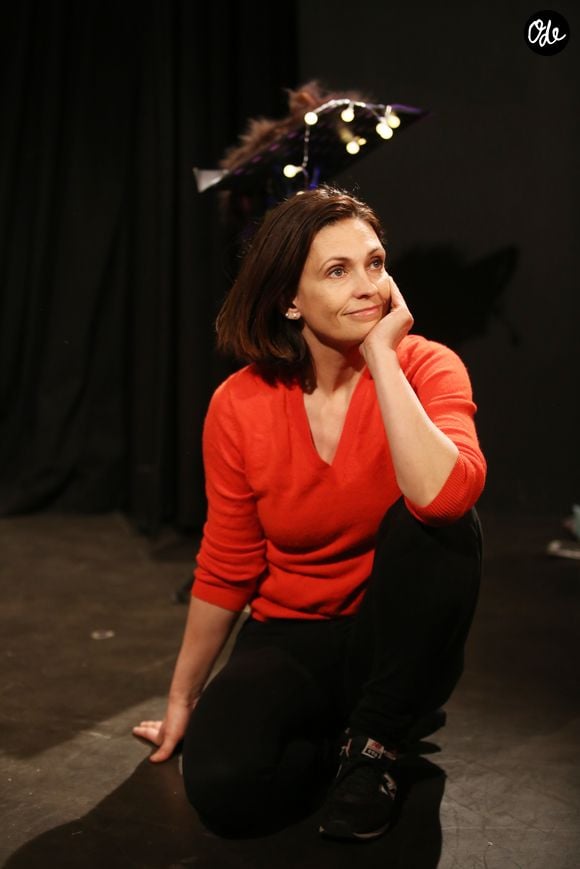 Exclusif - Adeline Blondieau en repetition lors du filage "Les contes d'Adeline" texte et mise en scène de Adeline Blondieau à la comédie Saint-Michel à Paris le 29 Mars 2019. 
© Denis Guignebourg/Bestimage