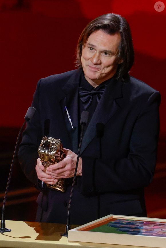 Jim Carrey (César d'honneur) lors de la 51ème cérémonie des César à l'Olympia à Paris, France, le 26 février 2025 © Borde-Jacovides/Bestimage