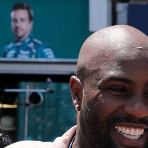 Teddy Riner avant le Grand Prix de F1 de Monaco au Circuit de Monaco le 25 mai 2025 à Monte-Carlo, Monaco. Photo by Simon Bridger/SplashNews/ABACAPRESS.COM