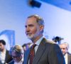 Le roi Felipe VI a dû présenter ses excuses publiquement à un forum d'économie à Madrid.

Le roi Felipe VI lors de l'inauguration de la cinquième édition du forum économique espagnol "Wake Up, Spain !", à la Casa de América, à Madrid (Espagne). 

Diego Radamés / Europa Press