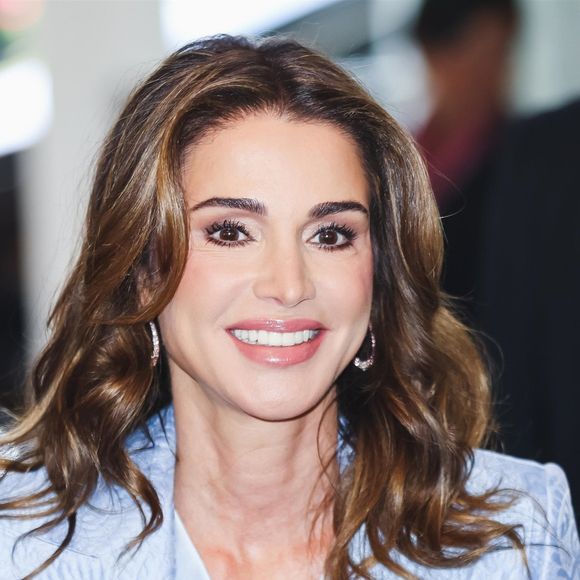 La reine Rania de Jordanie participe au 50ème édition du Forum de la Maison Européenne Ambrosetti à Milan, le 7 septembre 2024. © Backgrid UK/ Bestimage