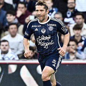 Bixente Lizarazu - A l’occasion des 100 ans du parc Lescure, Bordeaux accueille au stade Chaban-Delmas un match de gala opposant les gloires des Girondins de Bordeaux au Variétés Club de France le mardi 14 mai 2024.