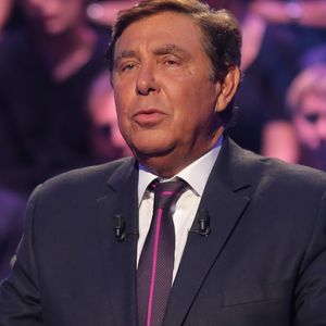 Jean-Pierre Foucault - Enregistrement à l'occasion des 15 ans de l'émission "Qui veut gagner des millions ?" sur TF1 au studio Carrère A de La Plaine Saint-Denis le 31 aout 2015.
© Christophe Clovis / Bestimage