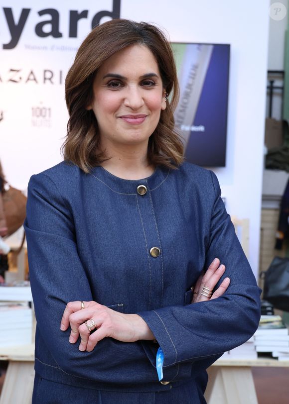 Sonia Mabrouk  - Festival du Livre de Paris 2025 au Grand Palais à Paris le 11 avril 2025.
© Denis Guignebourg / Bestimage