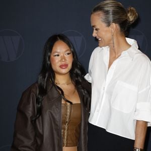 Laeticia Hallyday et sa fille Joy à l' Avant-Première du film "Largo Winch "Le Prix de L'argent" au cinéma le Grand Rex à Paris le 18 juin 2024. © Marc Ausset-Lacroix/Bestimage