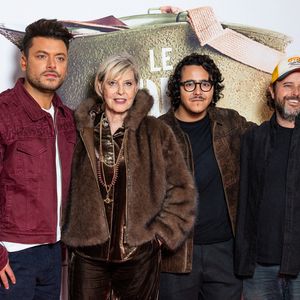 Kev Adams, Chantal Ladesou, Brahim Bouhlel, Claude Zidi Jr. - Première du film "Le Jour J" à Paris, le 9 octobre 2025.
© Julien Sarkissian/Bestimage
