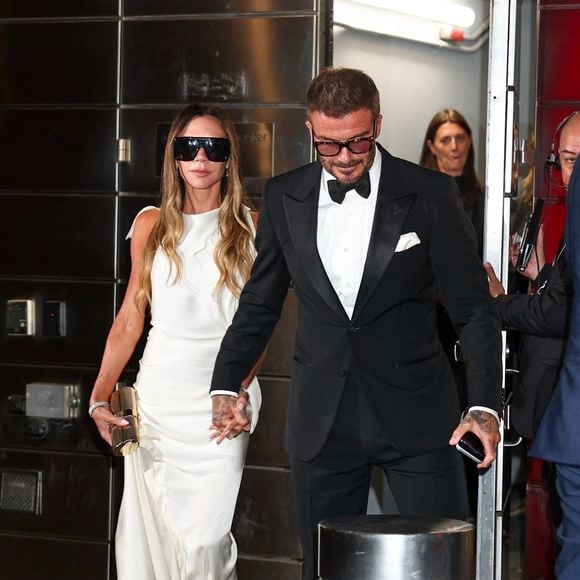 Sir David et Lady Victoria Beckham assistent au gala 2026 TIME100 au Jazz at Lincoln Center à New York. Photo par Backgrid USA / Bestimage
