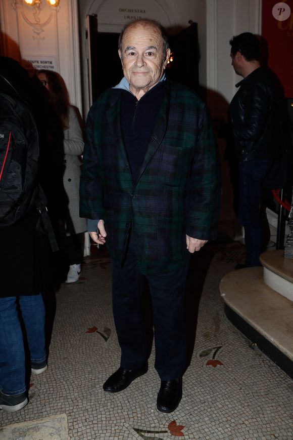 Exclusif - Jean Benguigui - Générale de la pièce "La Joconde parle enfin" écrite par L. Ruquier au théâtre de l'oeuvre à Paris, France, le 04 avril 2024. © Christophe Clovis / Bestimage