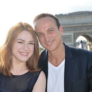 Exclusif - Michel Ferracci et sa femme Emilie Dequenne au cocktail pour l'ouverture de la 8ème édition du Champs-Élysées film festival (CEFF) sur la terrasse Publicis à Paris, France, le 18 juin 2019. © Veeren/Bestimage
