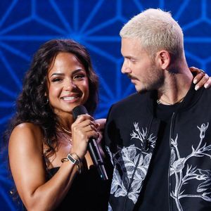 Exclusif - M. Pokora (Matt Pokora) et sa femme Christina Milian - Surprises - Enregistrement de l'émission "La boîte à secrets N°17", présentée par F.Bollaert et diffusée le 19 janvier 2024 sur France 3
© Christophe Clovis / Bestimage