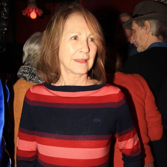 Exclusif - Nathalie Baye lors du déjeuner pour la remise d'un chèque pour l'l'association Les p'tits poulbots de Montmartre au cabaret Chez Michou à Paris, France, le 19 janvier 2020. Le livre de Michou Prince Bleu de Montmartre au édition Cherche Midi a été mis en vente et les bénéfices seront reversés à l'association. © Philippe Baldini/Bestimage