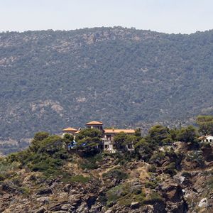 Vue maritime de la maison familiale des Bruni-Tedeschi au Cap Nègre, à Cavalaire, France, le 31 juillet 2009. Photo by ABACAPRESS.COM