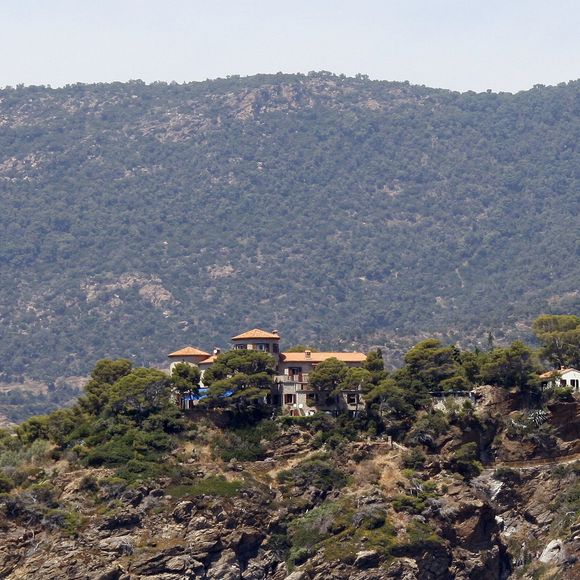 Vue maritime de la maison familiale des Bruni-Tedeschi au Cap Nègre, à Cavalaire, France, le 31 juillet 2009. Photo by ABACAPRESS.COM