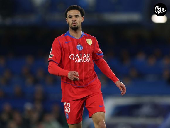 Warren Zaire-Emery, du Paris Saint-Germain, lors du match opposant le Chelsea FC au Paris Saint-Germain FC en huitièmes de finale retour de la Ligue des champions de l'UEFA, au stade de Stamford Bridge à Londres, en Angleterre, le 17 mars.

© SPP / PsnewZ / Bestimage