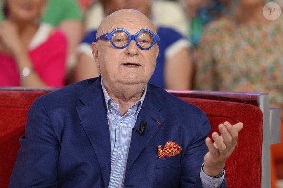 Jean-Pierre Coffe - Enregistrement de l'émission "Vivement Dimanche" à Paris le 13 mai 2015 et qui sera diffusée le 17 Mai 2015. Invité principal Charlotte de Turckheim