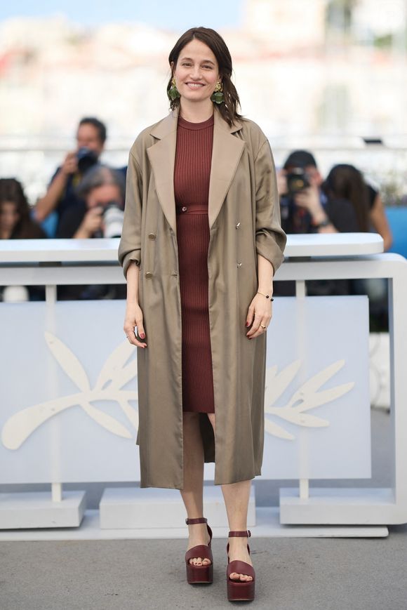 Marie Gillain - Photocall du film "Maria (being Maria)" lors du 77ème Festival International du Film de Cannes le 22 mai 2024. © Jacovides-Moreau/bestimage