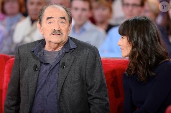 Richard Bohringer et sa fille Romane Bohringer - Enregistrement de l'émission "Vivement Dimanche" à Paris le 25 Novembre 2015 et qui sera diffusée le 29 Novembre 2015. Invité principal Véronique Jannot