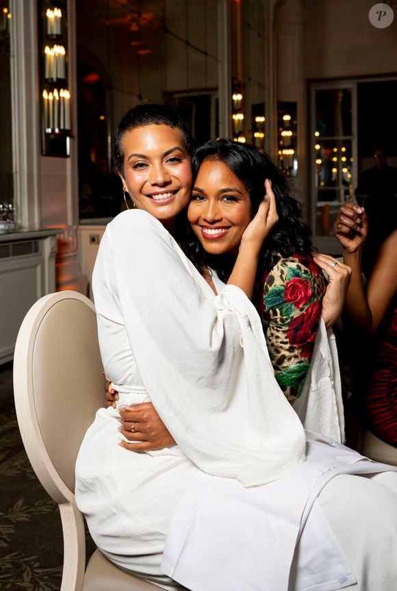 Exclusif - Vaimalama Chaves, Clémece Botino lors du Dîner de Gala caritatif "Kelina" au restaurant Le Pré Catelan à Boulogne-Billancourt le 24 novembre 2025. F. Coquerel (Miss France 2014) a organisé ce gala de charité pour son association "Kelina" afin de venir en aide aux populations du Bénin, pays d'origine de sa maman et a récolté 98.500 euros.
© Pierre Perusseau/Bestimage