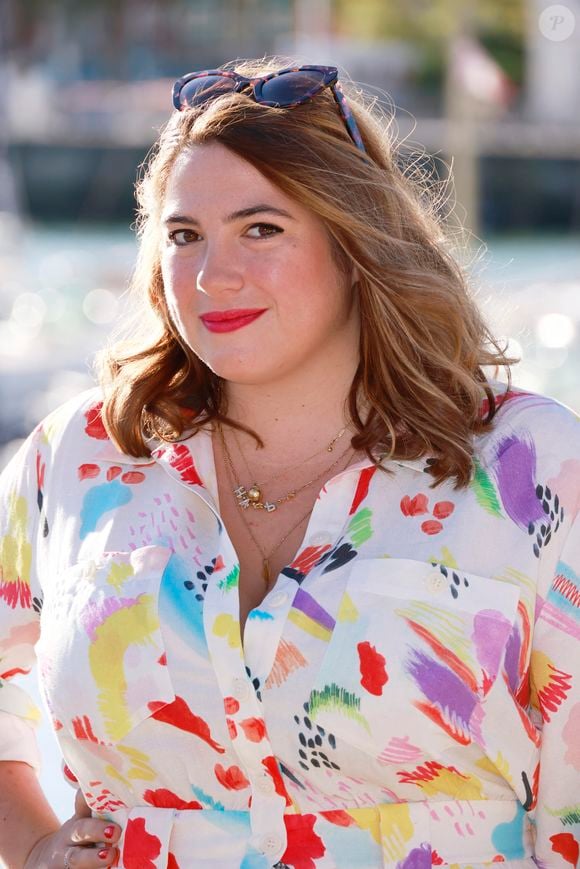 Charlotte Gaccio au festival de fiction TV de La Rochelle samedi 17 septembre 2022. © Christophe Aubert via Bestimage