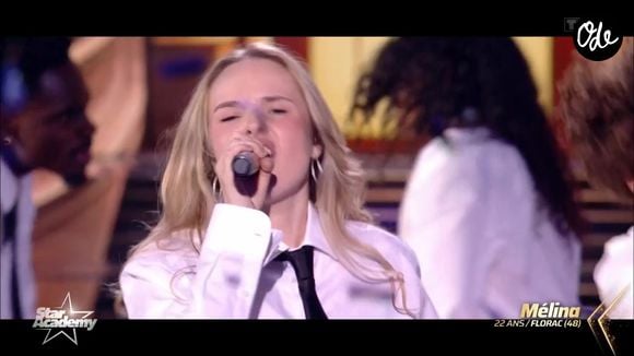 En avril 2026, elle a sorti Odyssée, son premier single autoproduit.

Mélina fait partie de la nouvelle promotion de la "Star Academy". Capture d'écran TF1