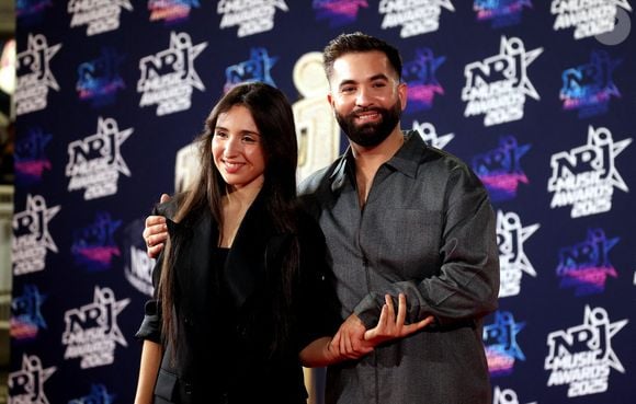Kendji Girac et Ambre (Star Academy 2025) au photocall de la 27ème édition des NRJ Music Awards au palais des Festivals de Cannes, France, le 31 octobre 2025. © Dominique Jacovides/Bestimage
