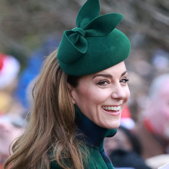 En septembre 

Catherine (Kate) Middleton, princesse de Galles - La famille royale britannique se rend à la messe de Noël à Sandringham le 25 décembre 2024.