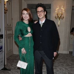 Elodie Frégé et un ami - 47ème édition du Gala "Best Awards" à l'hôtel Four Seasons Hôtel George V à Paris le 28 janvier 2025. © Coadic Guirec/Bestimage