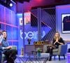 Claire Arnoux, Guillaume Gouix et Elodie Bouchez -  Enregistrement de "Salon VIP" de BEIN Sport, Claire Arnoux reçoit  pour un magazine qui mêle divertissement, actualité et information. Cette semaine Guillaume Gouix et Elodie Bouchez pour la sortie en salles du film " Amore Mio" à Paris le 31 janvier 2023 © Veeren / Bestimage