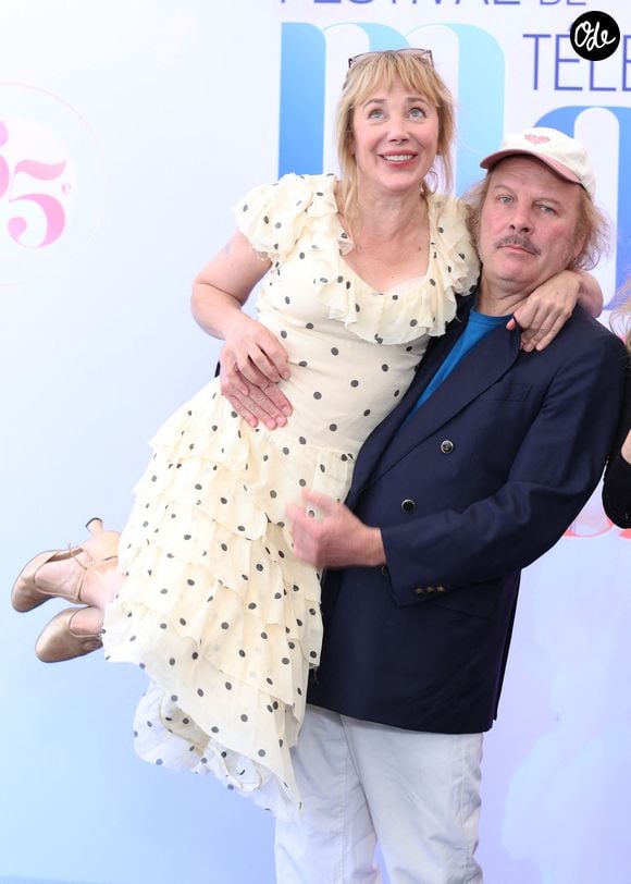 Philippe Katerine, Julie Depardieu  - Photocall de 'Les derniers jours de Charles Baudelaire' lors de la 65eme édition du Festival TV De Monte Carlo le 14 Juin 2026

 © Denis Guignebourg /Bestimage