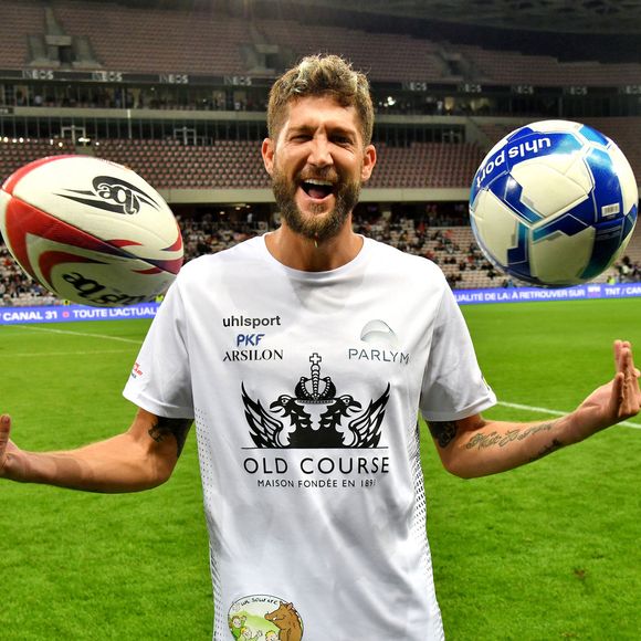 Paga - Le match des Légendes, la rencontre qui mêle le football et le rugby au profit de l'association de P. Olmeta "Un sourire, un espoir pour la vie", s'est déroulé à Nice à l'Allianz Riviera, le 26 septembre 2022. © Bruno Bebert/Bestimage