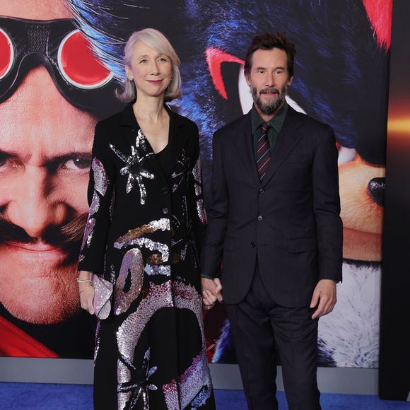 Keanu Reeves et sa compagne, Alexandra Grant à Los Angeles pour le film Sonic 3.