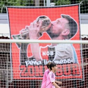 Thiago Messi, le fils de Lionel Messi, joue pour la première fois en Argentine avec l'Inter Miami.

© Bestimage