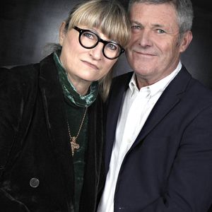Exclusif - Portrait de Christine Bravo avec son mari Stéphane Bachot à Paris, le 16 janvier 2023.
© Cédric Perrin/Bestimage