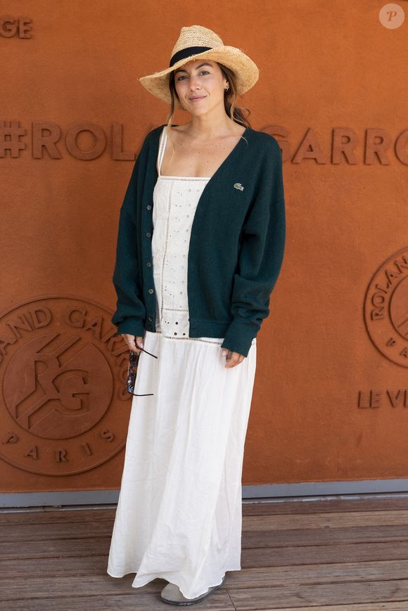 Constance Labbé au village lors des Internationaux de France de Tennis de Roland Garros 2025. Paris, le 30 mai 2025. 
© Moreau / Jacovides / Bestimage