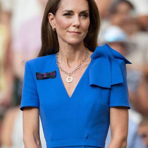 Princesse Catherine (Catherine « Kate » Middleton, princesse de Galles), finale masculine du tournoi de Wimbledon, 14e jour à Wimbledon, Grande-Bretagne, 13 juillet 2025. Dana Press / Bestimage