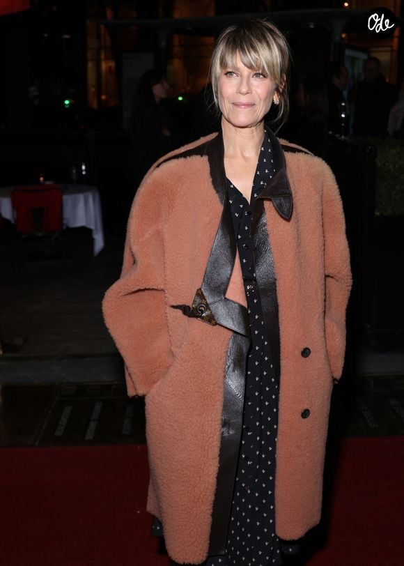 Exclusif - Marina Fois - Arrivées au dîner des nommés aux César 2026 au Fouquet's Paris le 9 février 2026. © Denis Guignebourg / Bestimage