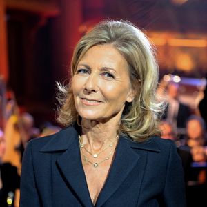 Exclusif - Claire Chazal - Enregistrement de l'émission "Le Grand Echiquier : Spéciale Charles Aznavour" à l'Opéra royal de Versailles, présentée par C.Chazal et A.Manoukian, et diffusée sur France 2 le 29 mai 2025. © Guillaume Gaffiot/Bestimage