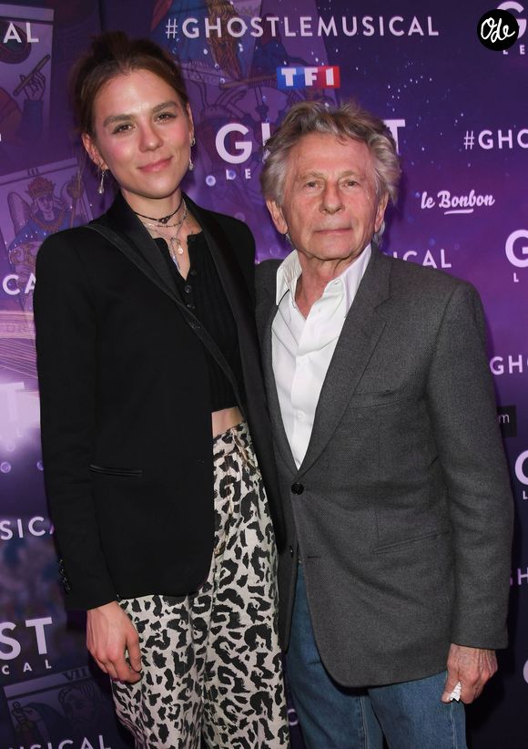 Roman Polanski et sa fille Morgane lors de la répétition générale de la comédie musicale « Ghost » au théâtre Mogador à Paris, le 26 septembre 2019.
© Guirec Coadic/Bestimage
