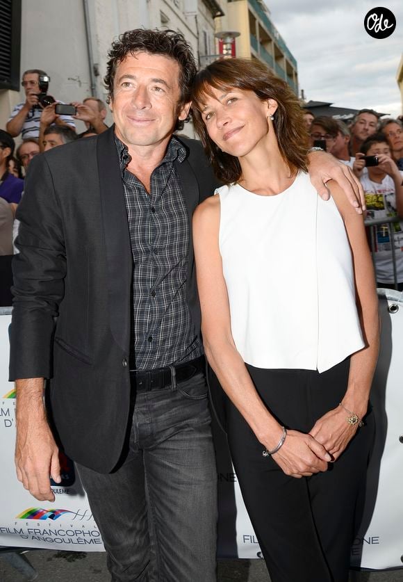 Patrick Bruel et Sophie Marceau - Avant-première du film "Tu veux ou tu veux pas" lors de l’ouverture du 7ème Festival du Film Francophone d'Angoulême, le 22 août 2014.