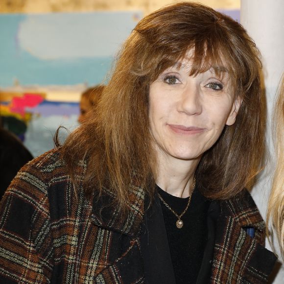 Exclusif - Virginie Lemoine - Vernissage de l'exposition de Caroline Faindt aux Espaces Guiffi à Paris le 8 octobre 2025. © Marc Ausset-Lacroix/Bestimage