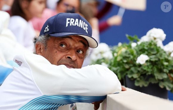 Yannick Noah, coach de l'équipe de France paralympique de tennis fauteuil lors de la rencontre de tennis fauteuil entre S.Houdet et M.delaPuente en quart de finale des jeux paralympiques Paris.

© Dominique Jacovides / Bestimage