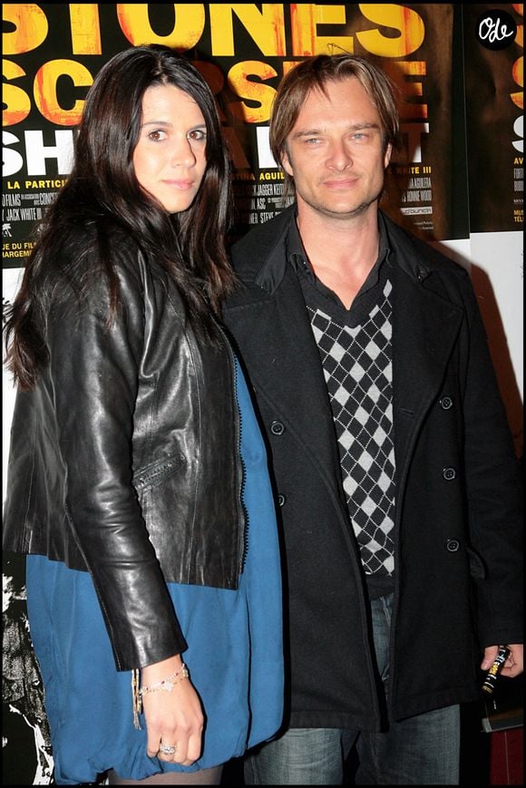 David Hallyday et sa femme Alexandra Pastor à l'Olympia en 2008 - Bertrand Rindoff Petroff / Bestimage