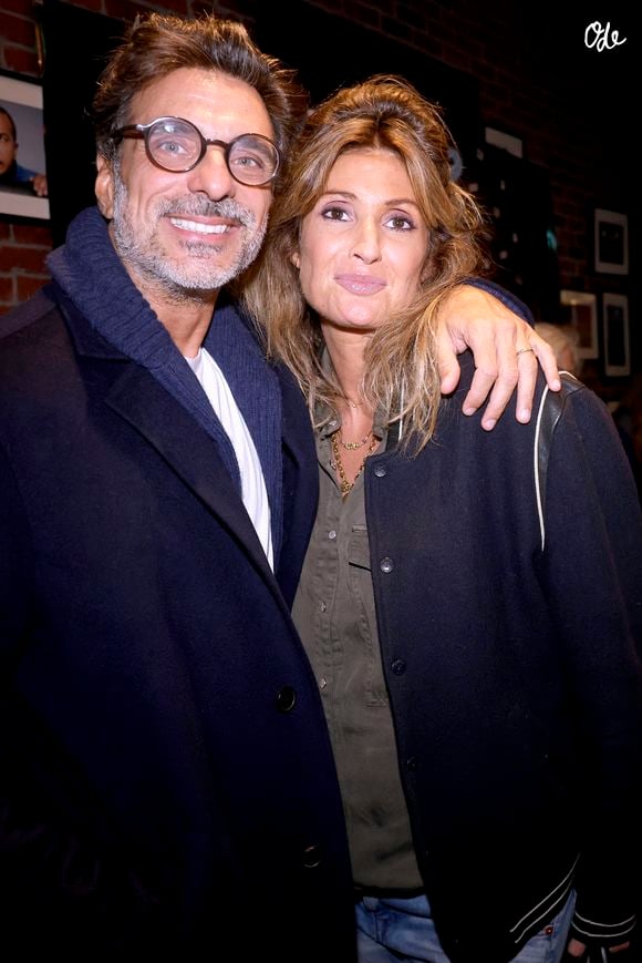 Caroline Ithurbide ( enceinte ) et son mari le comedien Polo Anid à la générale du nouveau spectacle musical de A.Goude "Tout va mâle ?" au théâtre du Grand Point Virgule à Paris le 13 octobre 2025.

© Cédric Perrin / Bestimage