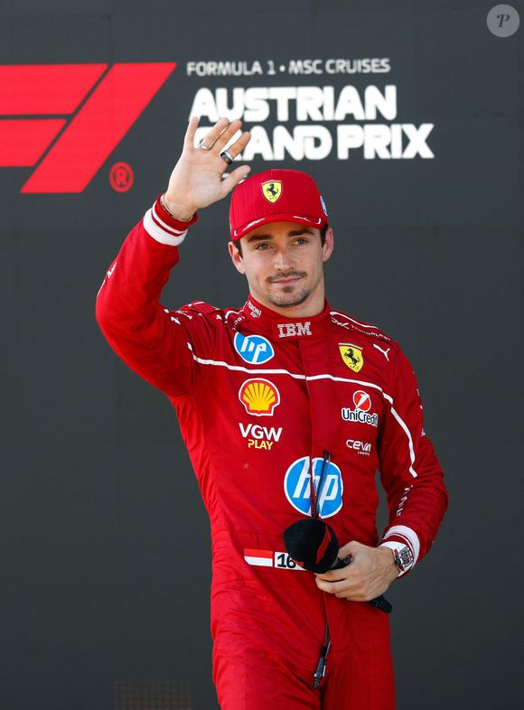 Charles Leclerc - Podium du Grand Prix de Formule 1 (F1) d'Autriche du 27 au 29 juin 2025  @DPPI / PsnewZ / Bestimage