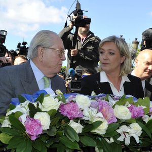 Marine Le Pen et Jean-Marie Le Pen en 2012. 
Bestimage
