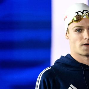 Léon Marchand remporte le 200m 4 nages au 22ème Championnat du monde de Natation à Singapour. C'est son 6ème titre de champion du monde. Psnews/Bestimage