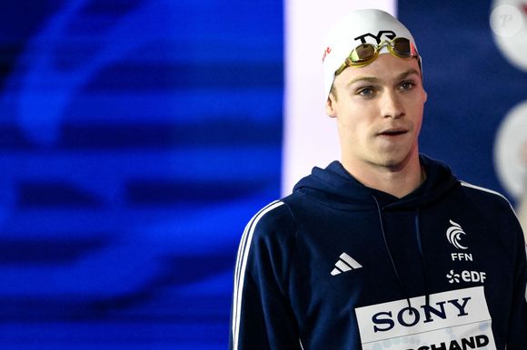 Léon Marchand remporte le 200m 4 nages au 22ème Championnat du monde de Natation à Singapour. C'est son 6ème titre de champion du monde. Psnews/Bestimage