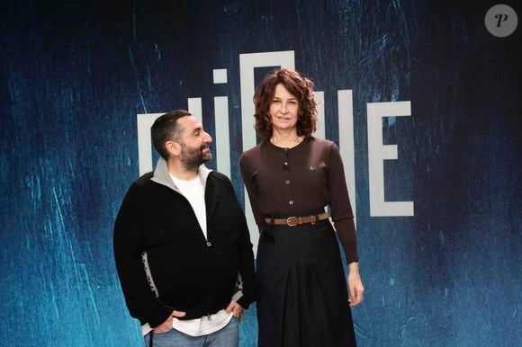 Exclusif - Mouloud Achour, Valérie Lemercier, sur le plateau de Clique (Midi) présenté par M.Achour, et diffusé sur Canal + le 4 novembre 2025, à Paris, France, le 28 octobre 2025. © Jack Tribeca/Bestimage