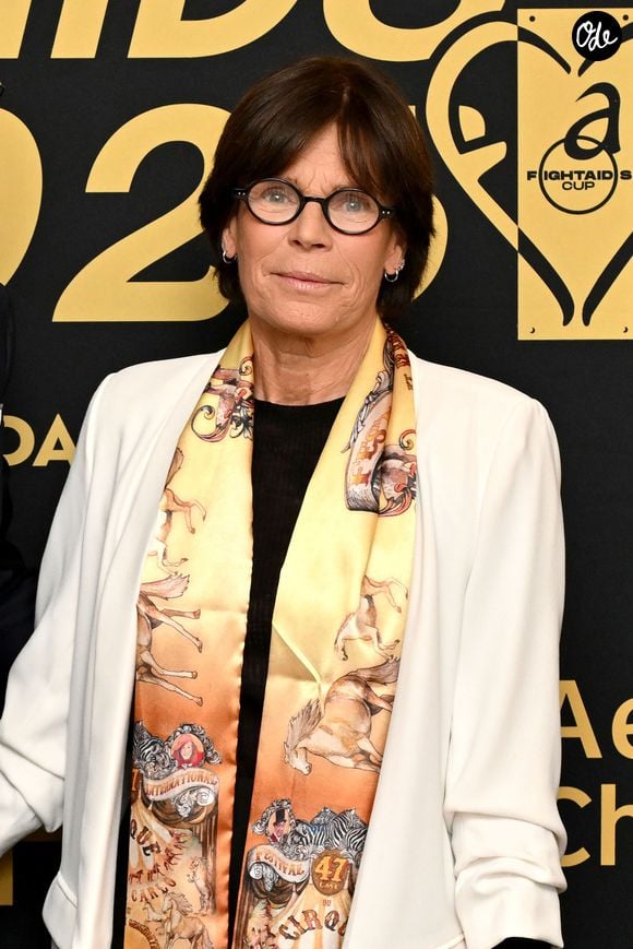 La princesse Stéphanie de Monaco durant la soirée de Gala au Fairmont hotel à Monaco après la cinquième édition de la Fight Aids Cup, un match de football caritatif qui s'est déroulé au stade Louis II à Monaco, le 22 janvier 2025, qui a opposé l'équipe du Cirque FC de la princesse Stéphanie et les Barbagiuans du prince Albert.  © Bruno Bebert / Bestimage
