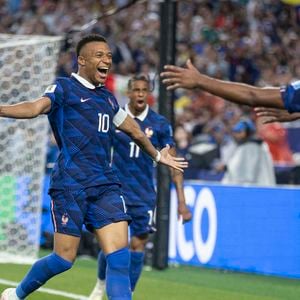 Joie des joueurs de l'equipe de apres le but de Ousmane Dembele 
Elyxandro Cegarra / PsnewZ / Bestimage